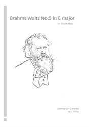 Brahms Waltz No.5 in E major for Double Bass