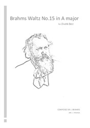 Brahms Waltz No.15 in A major for Double Bass