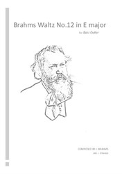 Brahms Waltz No.12 in E major for Bass Guitar